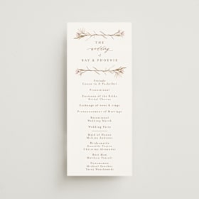 Wedding Programs