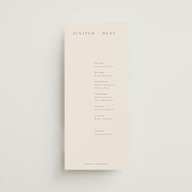 Wedding Programs