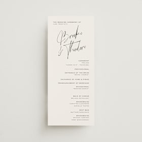 Wedding Programs