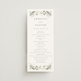Wedding Programs