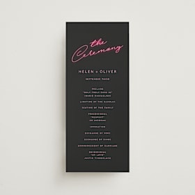Wedding Programs