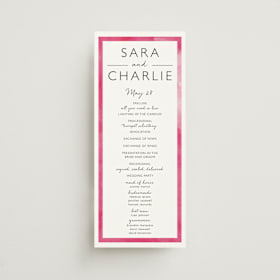Wedding Programs