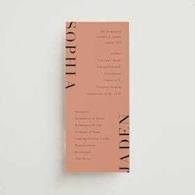 Wedding Programs