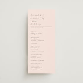 Wedding Programs