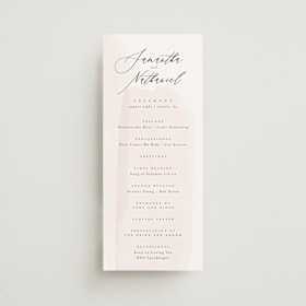 Wedding Programs