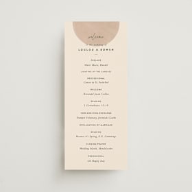 Wedding Programs