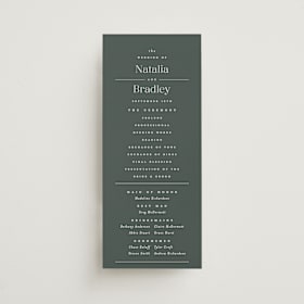 Wedding Programs