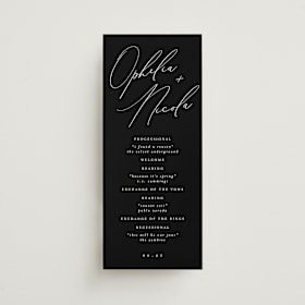 Wedding Programs