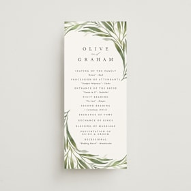 Wedding Programs