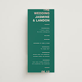 Wedding Programs