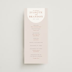 Wedding Programs