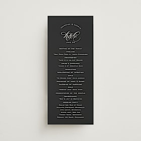 Wedding Programs