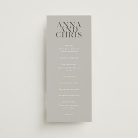 Wedding Programs