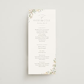 Wedding Programs