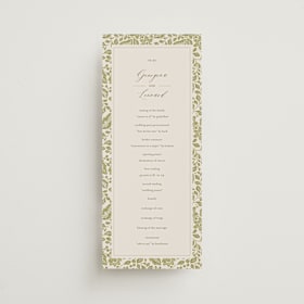 Wedding Programs