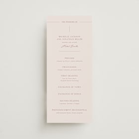 Wedding Programs
