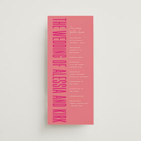 Wedding Programs