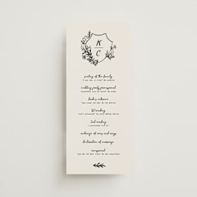 Wedding Programs