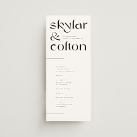 Wedding Programs