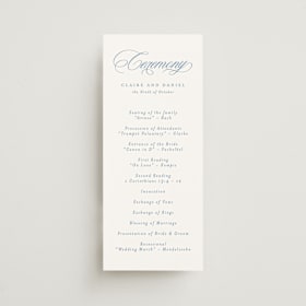 Wedding Programs