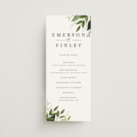 Wedding Programs