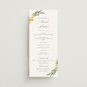 Wedding Programs