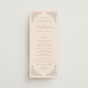 Wedding Programs