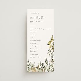 Wedding Programs
