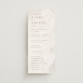 Wedding Programs