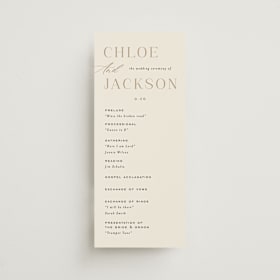 Wedding Programs