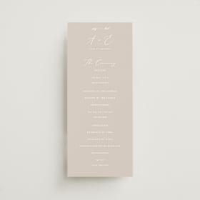 Wedding Programs