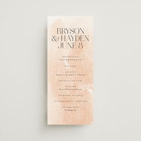 Wedding Programs