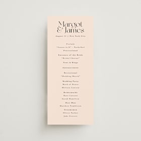 Wedding Programs