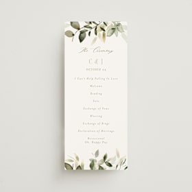 Wedding Programs