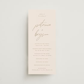 Wedding Programs