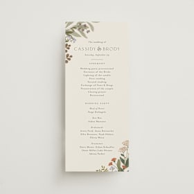 Wedding Programs