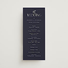Wedding Programs