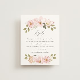 Bridal Shower Insert Cards