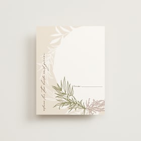 Bridal Shower Insert Cards