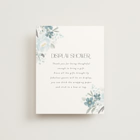 Bridal Shower Insert Cards