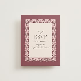 Chantilly Wedding Invitations by Erica Krystek | Minted