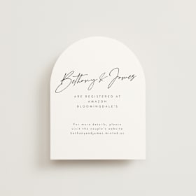 Bridal Shower Insert Cards