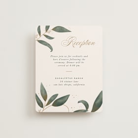 Reception Cards