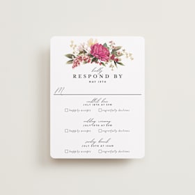 Foil-Pressed Multi-Event RSVP Cards
