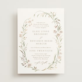 Foil-Pressed Wedding Invitations