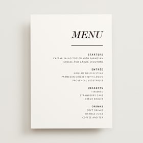 Menus