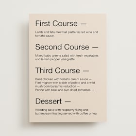 Menus