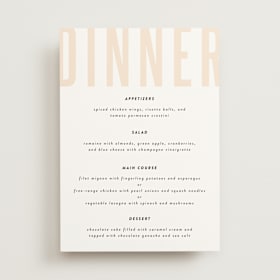 Menus