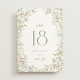 Table Numbers