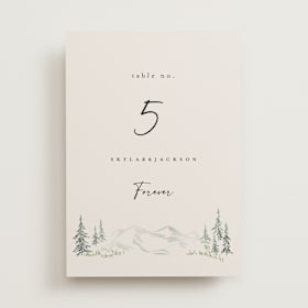 Table Numbers